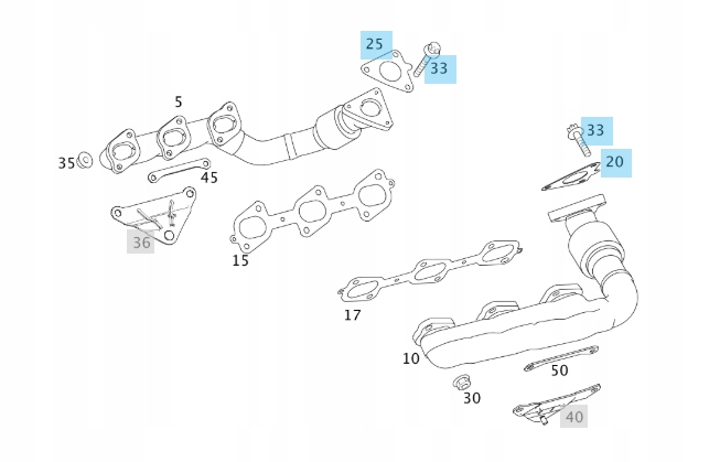 фото №15, Уплотнители 3.0 v6 дизель mercedes набор chłodniczk