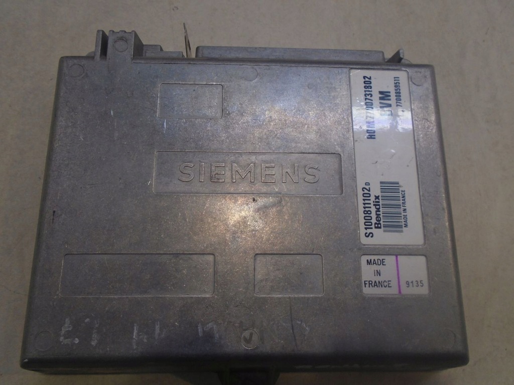 фото №3, Блок управления двигателя renault 19 7700731802