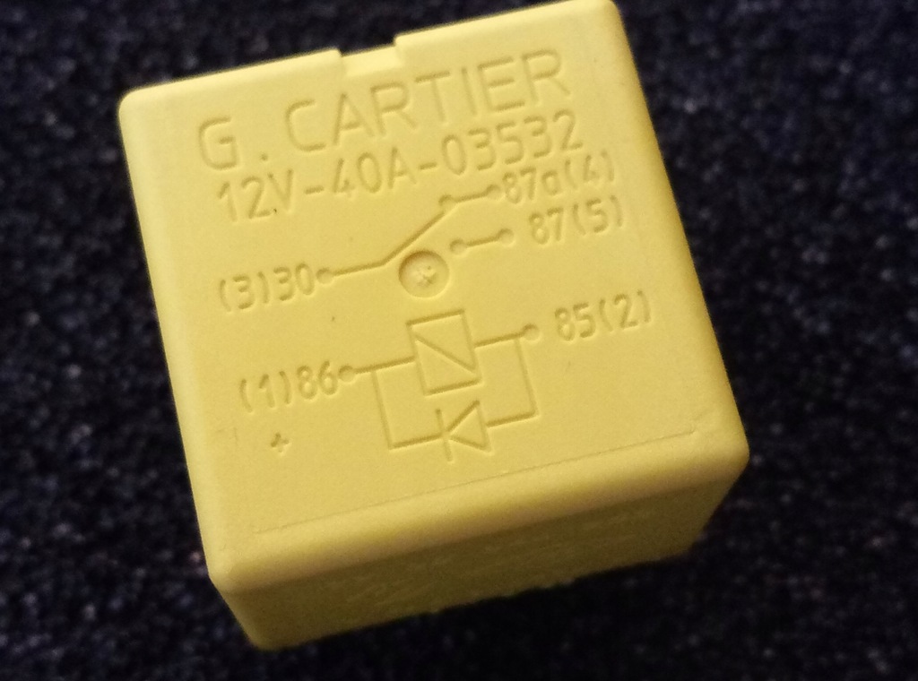 фото №10, [1szt] новий реле вентилятора renault 12v-40a-03532