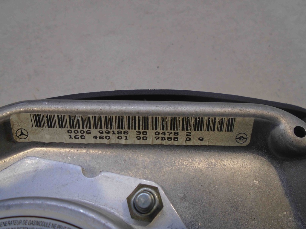 фото №5, Подушка подушка безопасности водителя a klasa 16846001987d8809