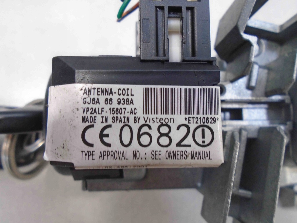 фото №6, Замок запалювання ключ mazda 6 i 2.0 citd gj6a66938a