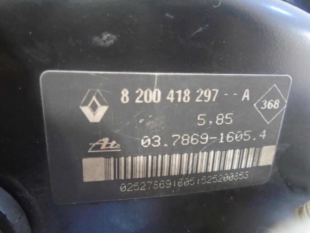 фото №3, Підсилювач гальм насос гальмівна renault espace lv8200418297a