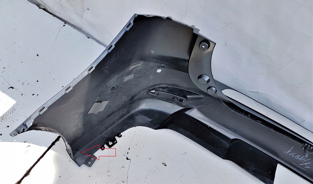 фото №14, Mazda 5 ii 10- бампер задня молдинг хром оригінал