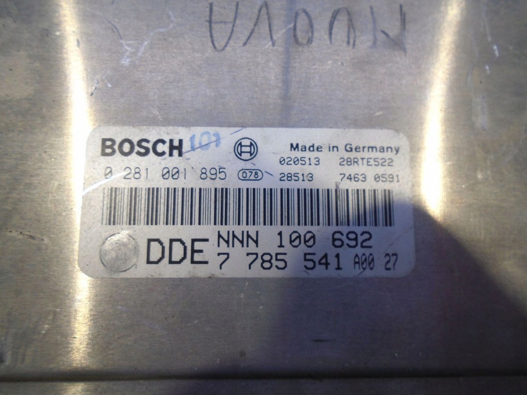 фото №2, Блок керування двигуна rover 75 2.0 cdti 0281001895