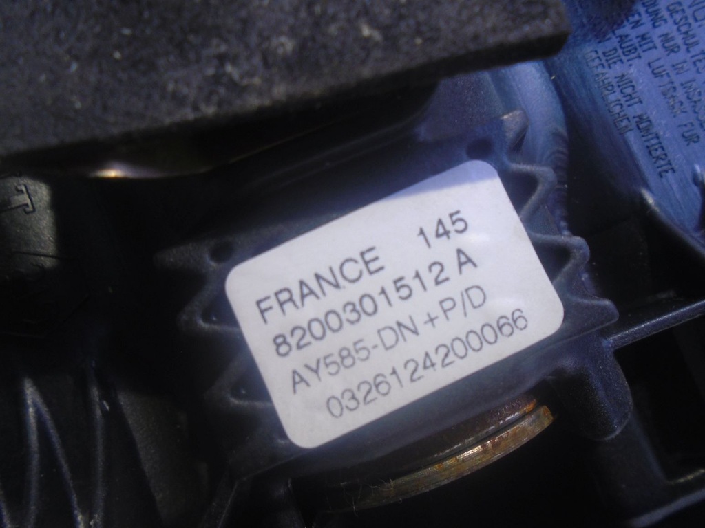 фото №5, Подушка безопасности водителя megane ii 8200301512a