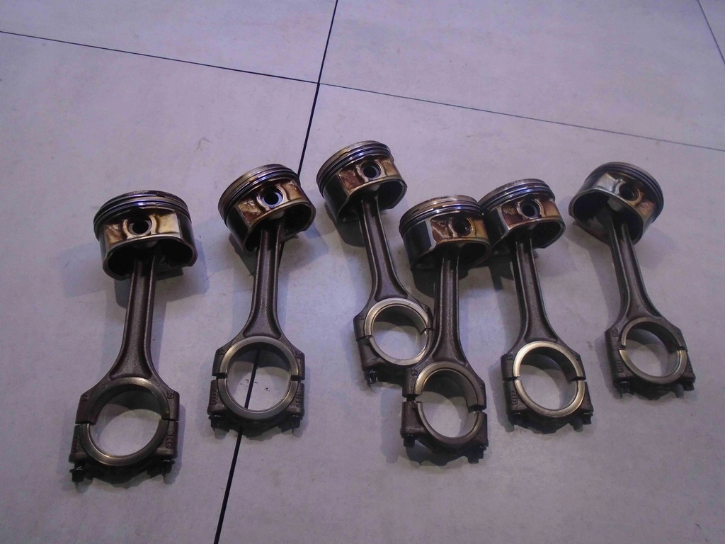 фото №4, Поршень шатун audi a6 c5 2.4 v6 aml