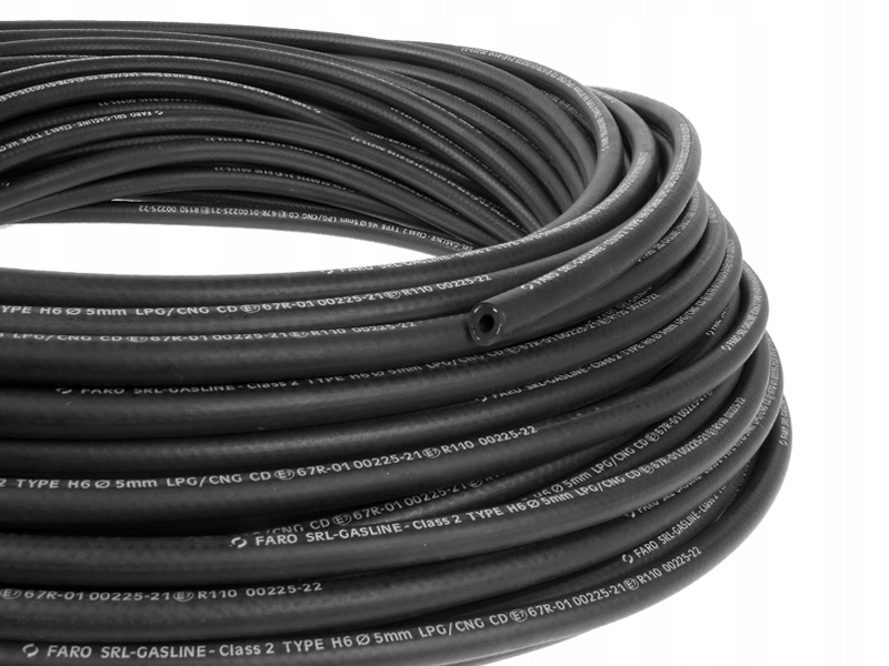 3 metry пабтрубок  шланг lpg газовый faro srl 4.5 bar 5mm fi 5 Цена