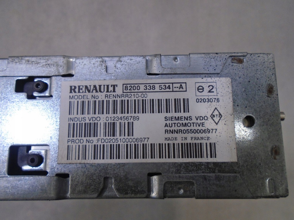 фото №6, Навигация заводская renault megane ii 8200338534a
