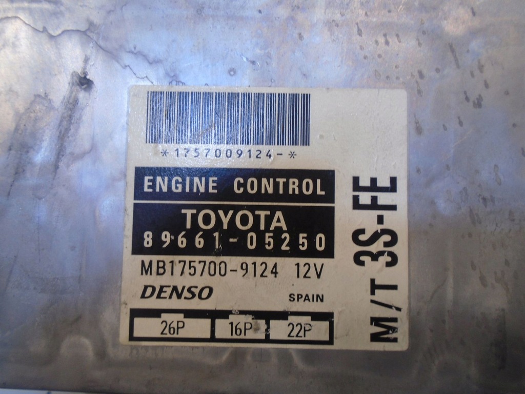 фото №4, Блок управления двигателя toyota avensis t22 8966105250