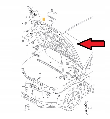 фото №10, Капот кришка відсік двигуна audi a4 b8 8k0823029h
