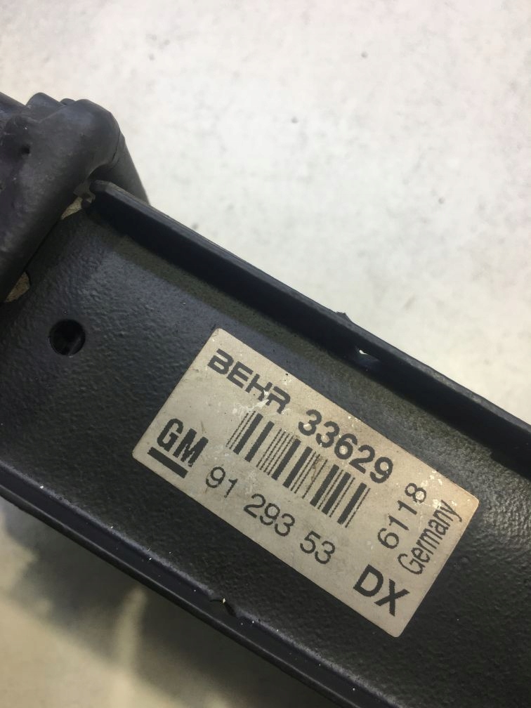 Інтеркулер opel astra g 1.7 td 9129353 Зі Шроту