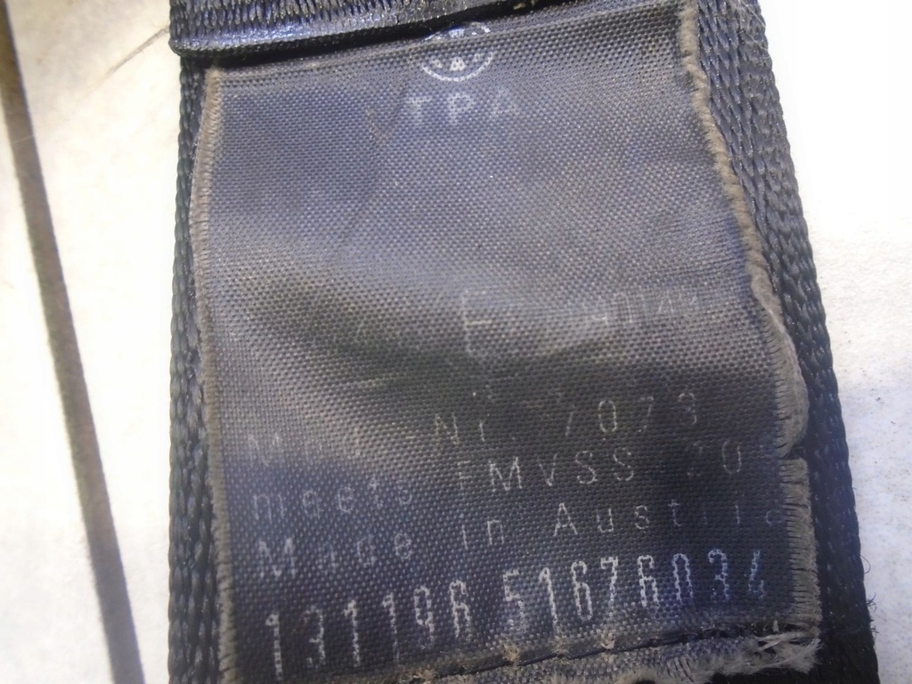 фото №3, Pas безопасности правый задняя vw passat b5 1.9tdi