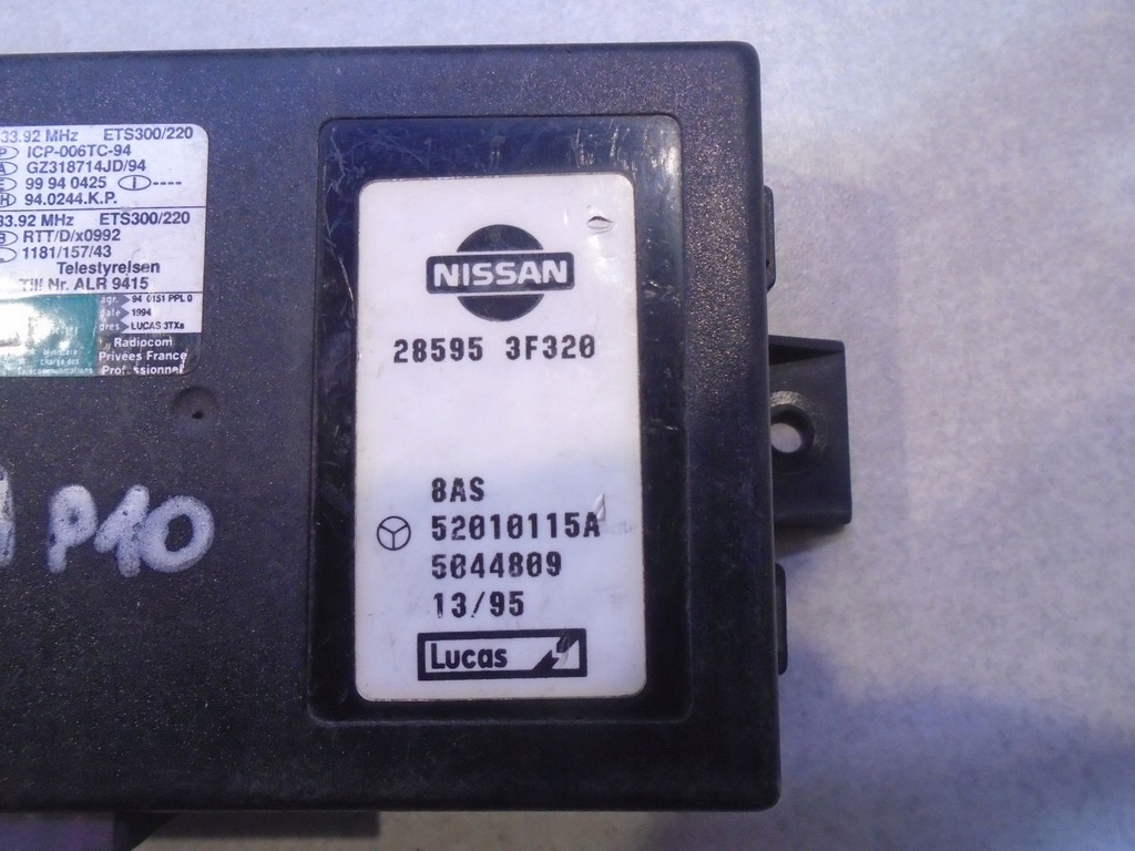 фото №4, Модуль замка nissan primera i p10 285953f320