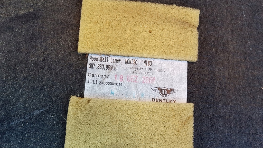 фото №3, Оббивка кришки багажника bentley continental gtc