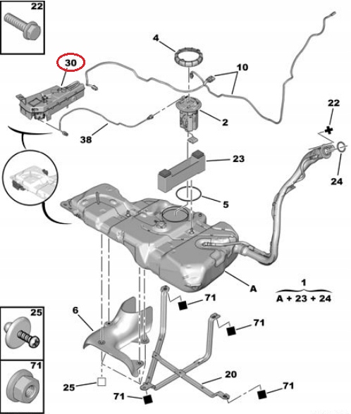 фото №14, Бак розширювальний рідина fap citroen berlingo 08- , ds5/ peugeot partne