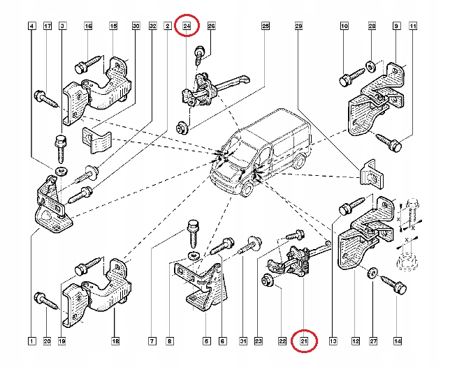 фото №5, Oryg new ограничитель дверь renault trafic ii primastar