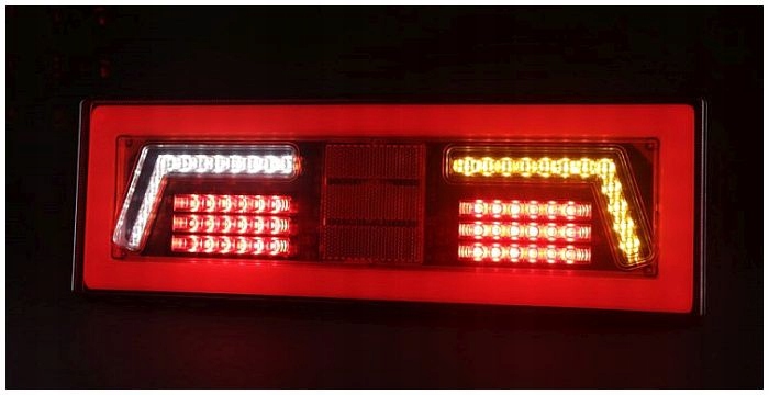 фото №3, Лампи led комбінований задні neon bus причіп пара