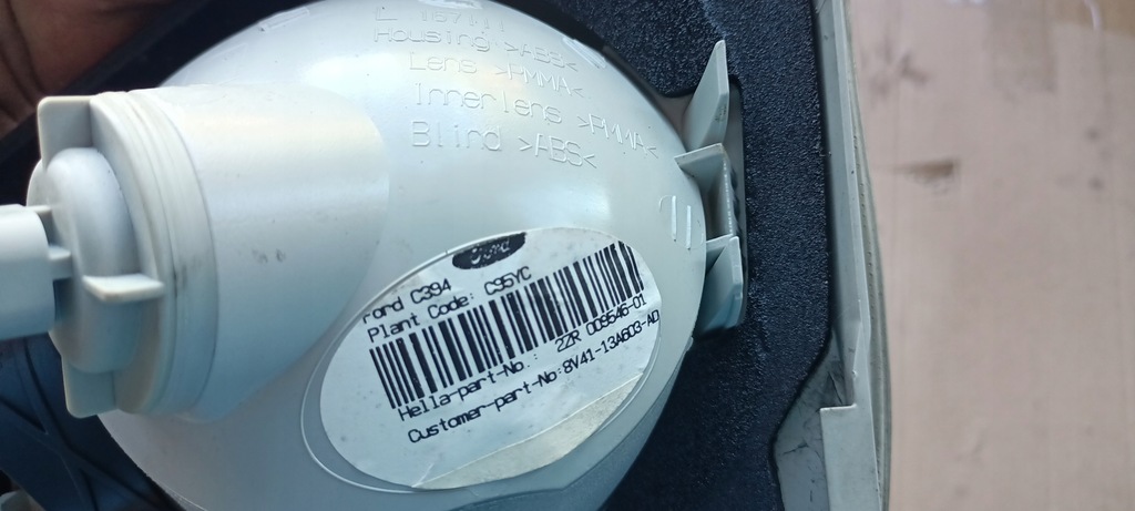 фото №10, Ford kuga mk лампа левая задняя w крышка 8v41-13a603-ad комплектная europa