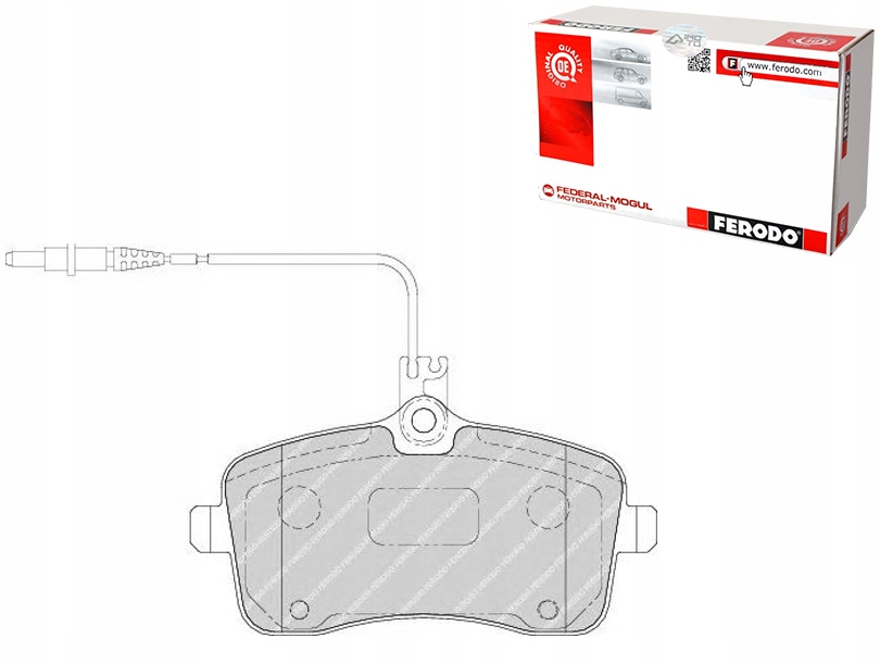 Купить Комплект тормозных колодок тормозных ferodo e172236 425335