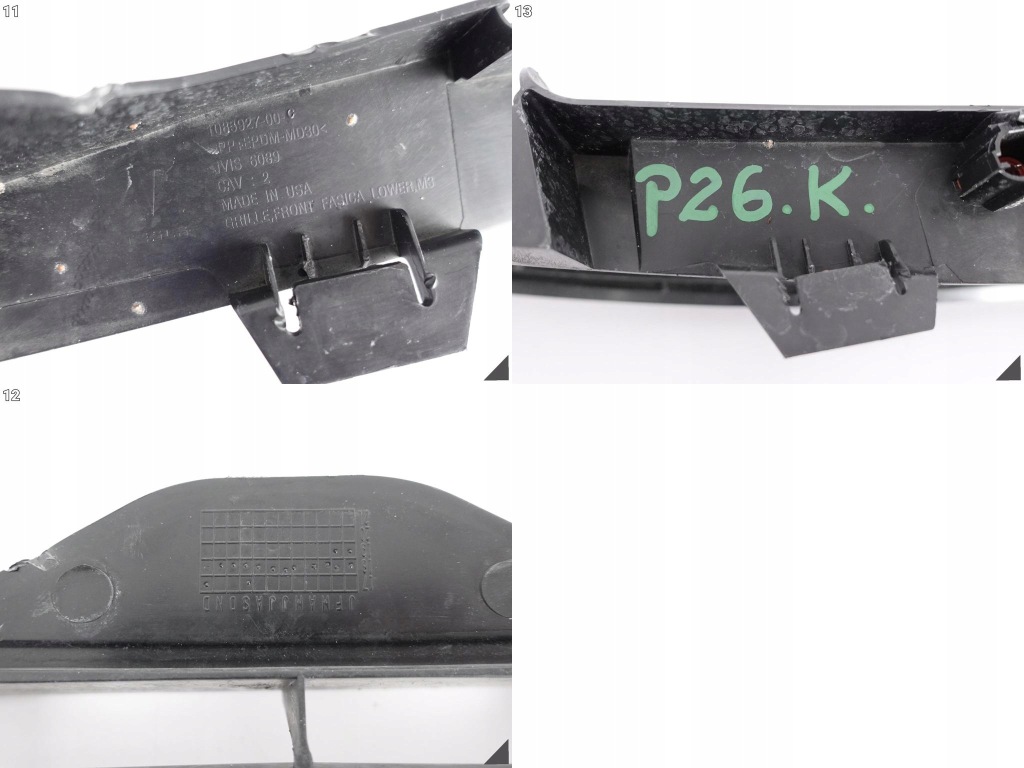 Tesla model 3 17- бампер решётка решётка радиатора перед + датчик температуры oans Оригинал