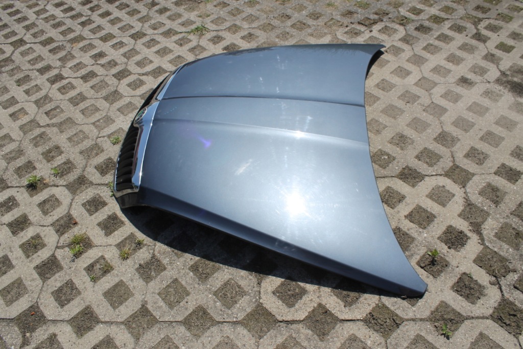 фото №12, Skoda octavia ii lift 2008- капот кришка двигуна комплектна оригінал
