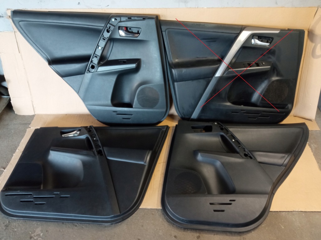 фото №1, Rav4 iv lift гібрид обшивка оббивка перед задня правий