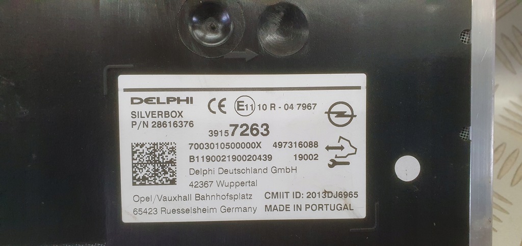 фото №2, Модуль радио silverbox opel astra k