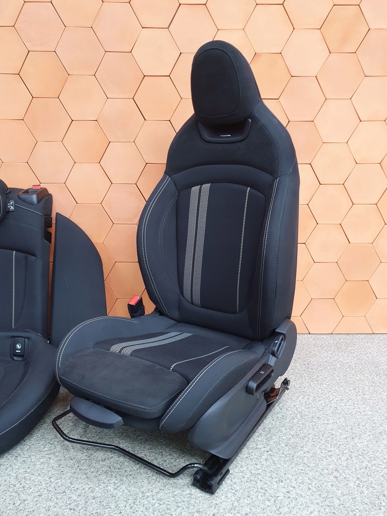 фото №8, Mini f54 clubman jcw sport салон сиденья обшивки карбон black