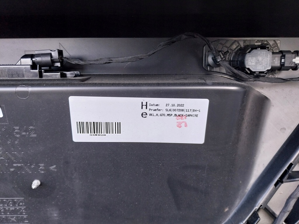 фото №9, Bmw 7 g70 бампер задняя задний m-pakiet 475 black sapphire