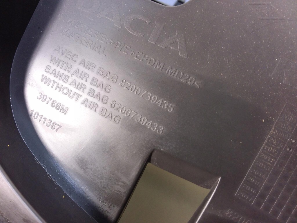 фото №5, Duster i 10-13 панель приладів консоль подушки безпеки ремені eu kpl