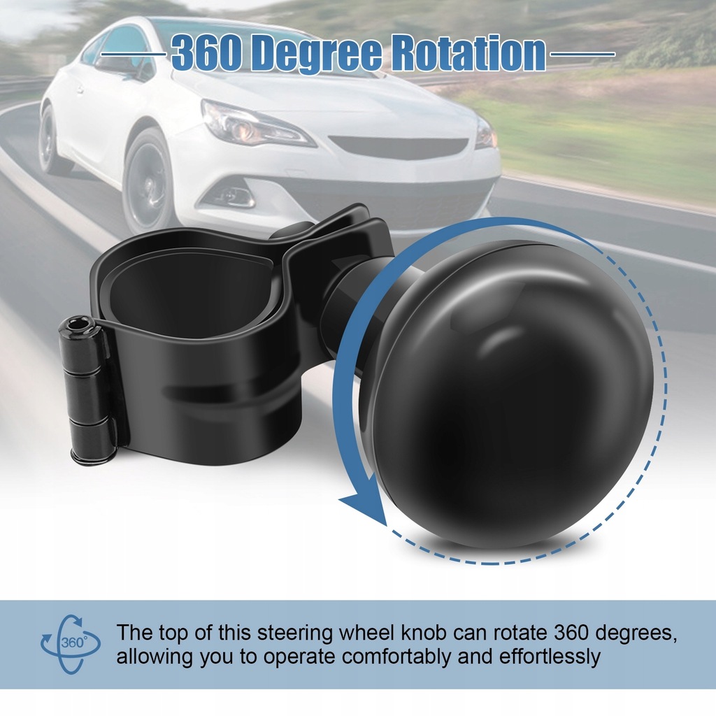 фото №7, Ручка na кермо czarna пластик sztuczne метал