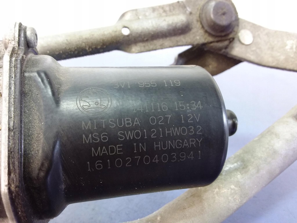 фото №5, Skoda superb iii механизм дворник перед