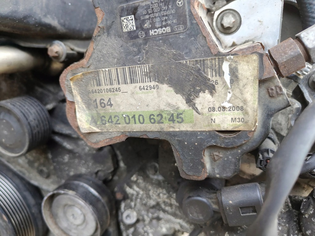 фото №8, Mercedes w164 ml lift 3.0 cdi 08-11 642940 двигун з система паливний oryg