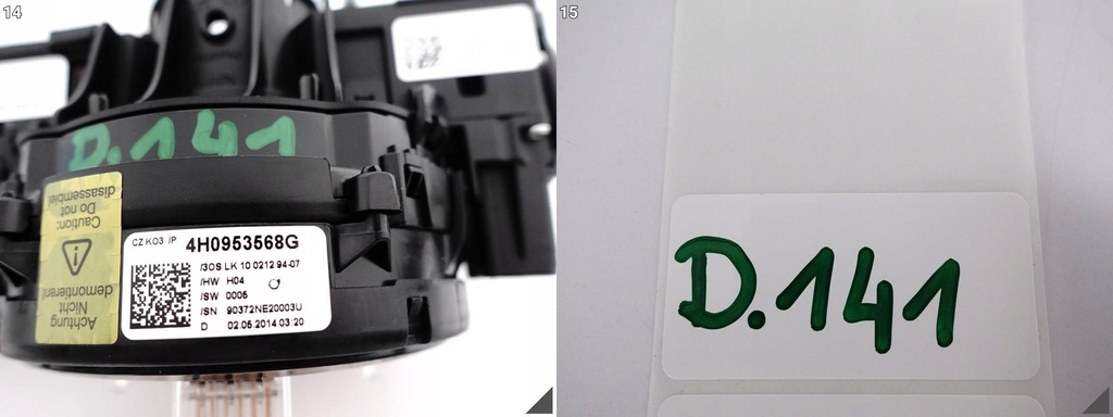 фото №12, Audi a8 s8 4h0 d4 lift 09-17 переключатель комбинированный переключатели лента подрулевой переключатель