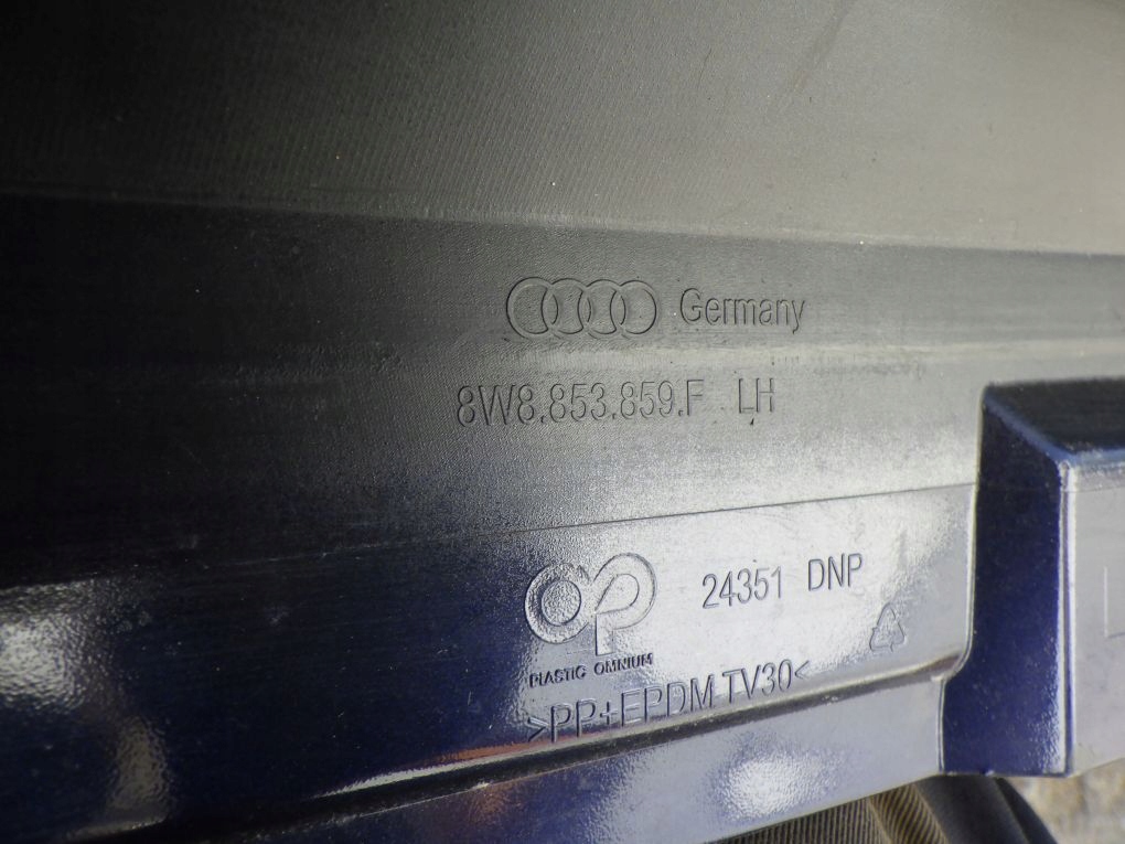фото №8, Audi a5 sportback 8w 8w8 20- молдинг порог порог правый