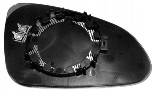 фото №1, Opel adam astra j стекло вкладыш зеркало lewego nowe
