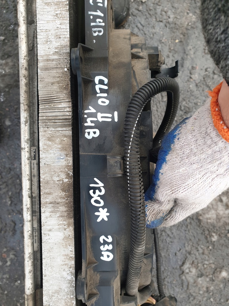 фото №8, Радиатор wody кондиционера вентилятор renault clio iii 1.4 benz 7700428659