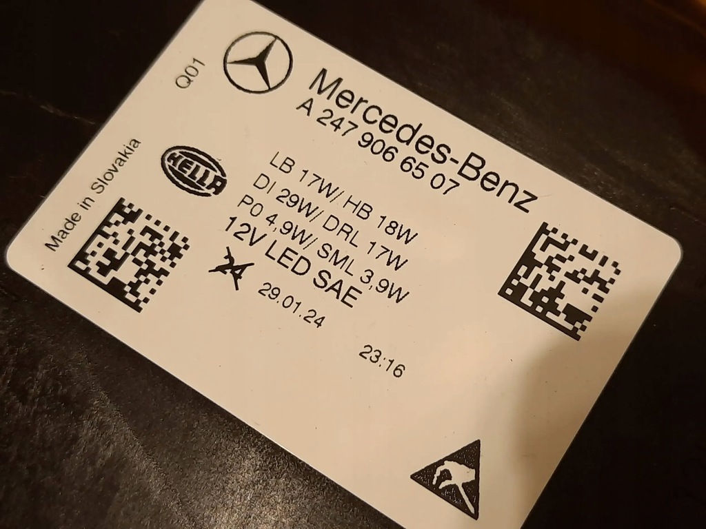 фото №12, Mercedes gla h247 лампа перед левая performance usa a2479066507