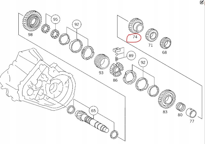 фото №8, Колесо зубчасте коробки передача mercedes-benz a0002634213