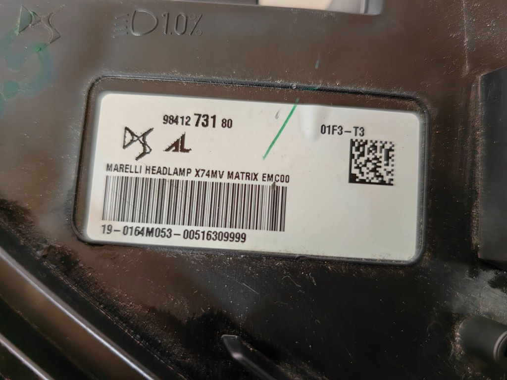 фото №4, Ds7 crossback lift matrix - лампа full led matrix ліва polecam