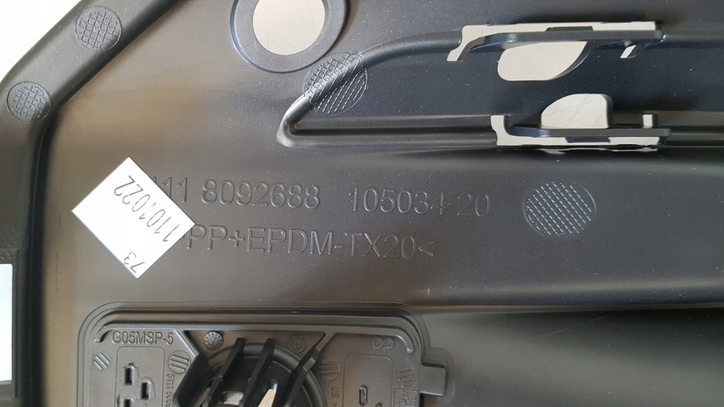 Bmw x5 g05 m-pakiet решётка решётка  бампера левое  перед 8092687 Доставка