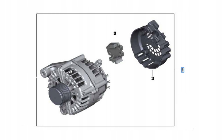 Купить Генератор bmw 5 f10 525d 525dx оригинал
