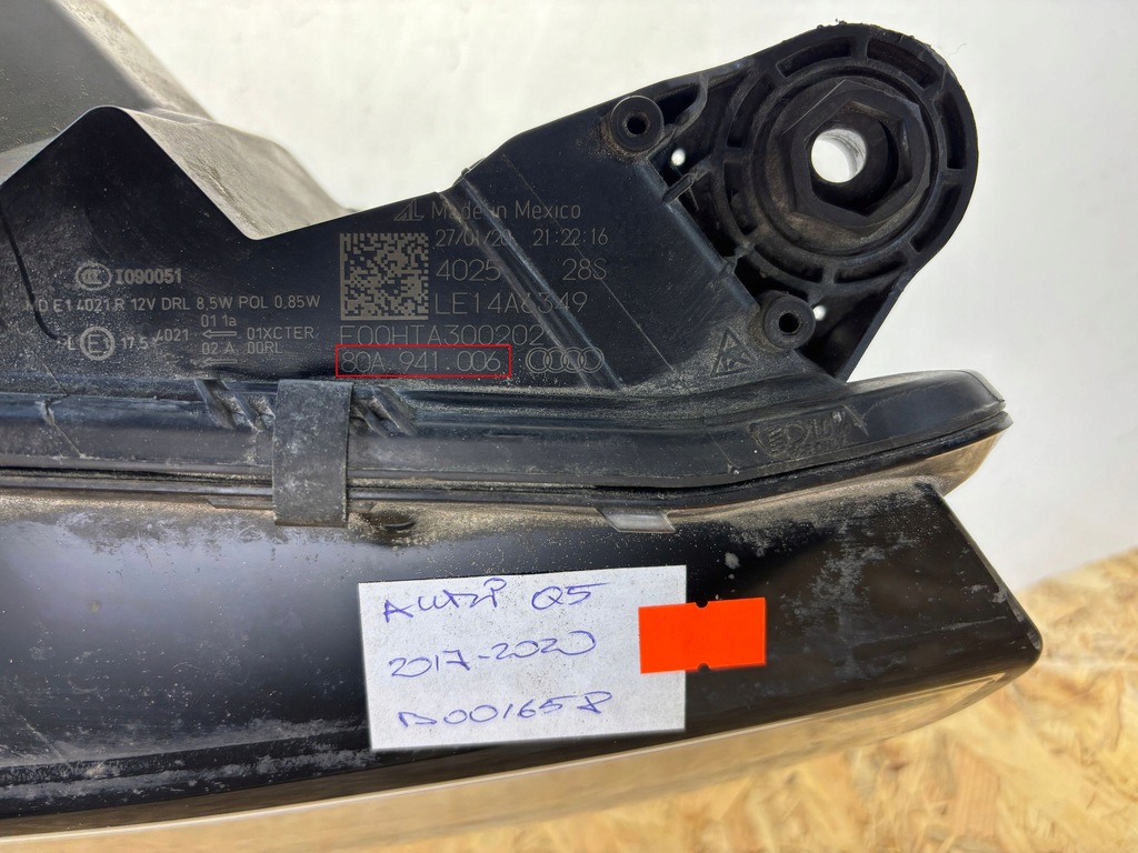 фото №8, Audi q5 sq5 2018 лампа передняя