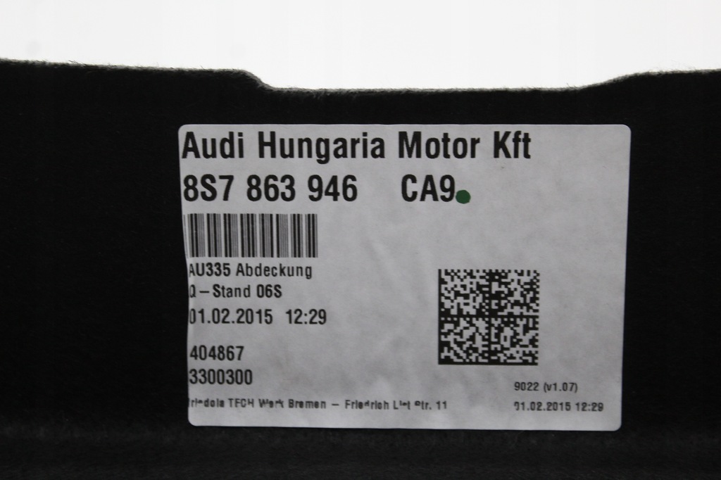 фото №5, Audi tt 8s cabrio обивка салона 8s7863946