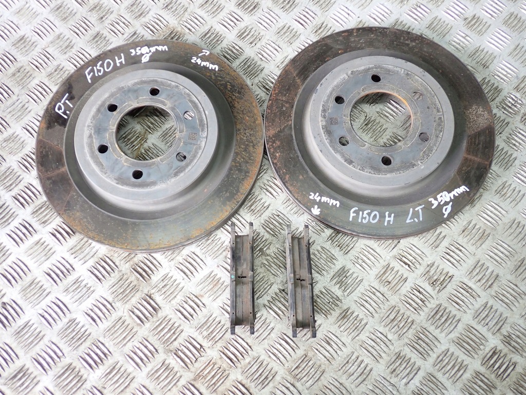 фото №12, Гальмівні диски гальмівні задні гальмівні колодки kpl. ford f150 2021-