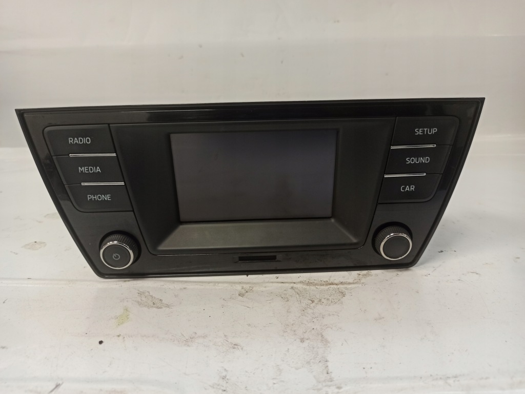 фото №1, Skoda fabia iii радіо заводський oryg 6v0035871d