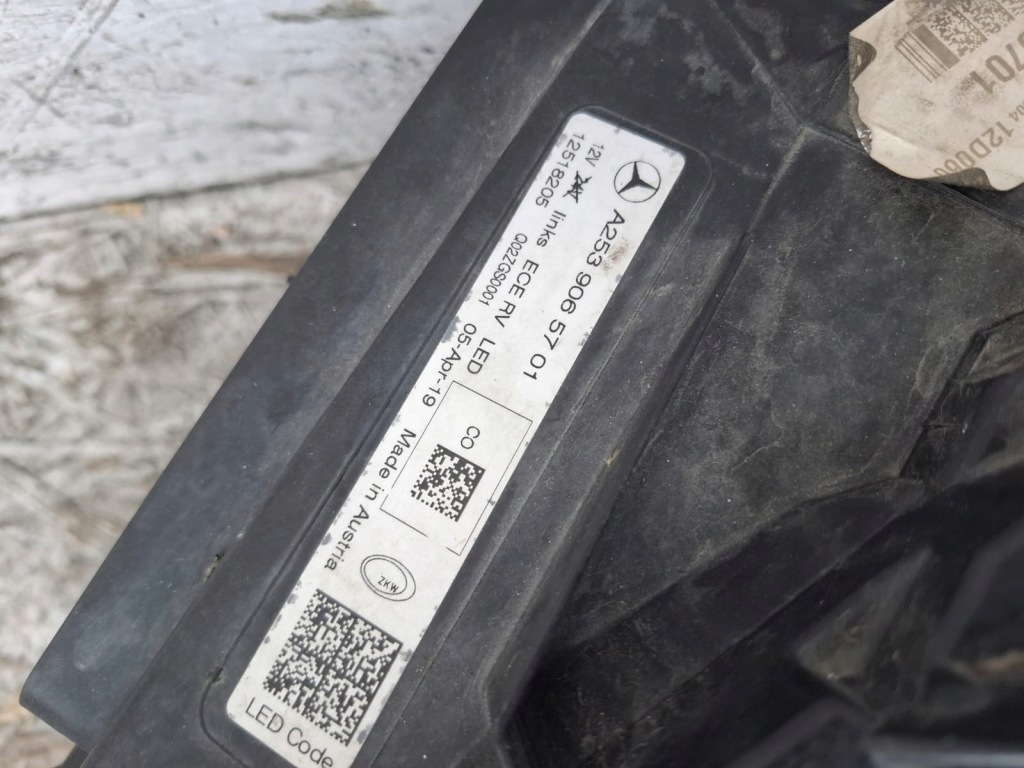 Mercedes glc w253 лампа ліва full led оригінал Недорого