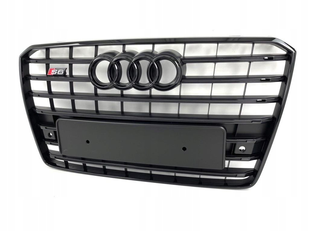 фото №6, Audi a8 s8 d4 lift 2014-2017 решётка радиатора решётка радиатора shadow line
