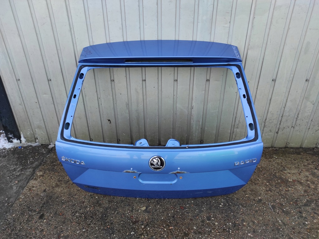 фото №2, Skoda rapid spaceback 13- кришка багажника багажника задня