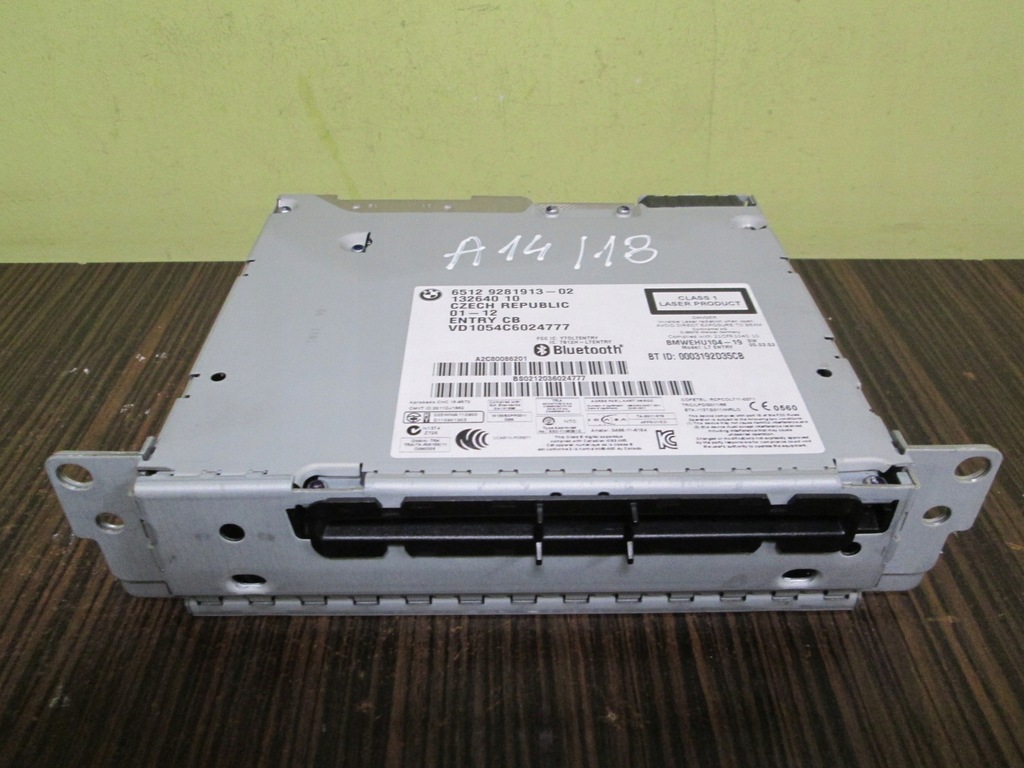 фото №1, Bmw f20 f21 f22 f30 f31 f32 f33 f34 радіо professional cd bluetooth 9281913